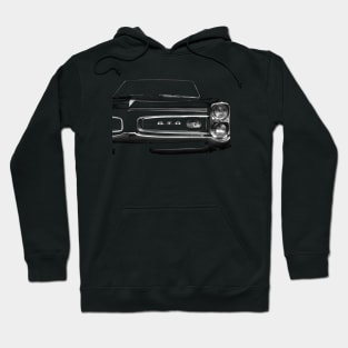 1966 Pontiac GTO - black Hoodie